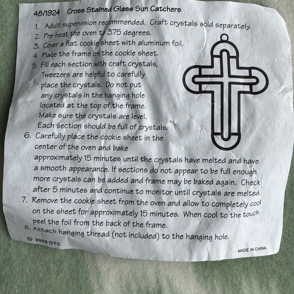 Set of 12 Silver Cross Ornaments - Picture 2 of 5